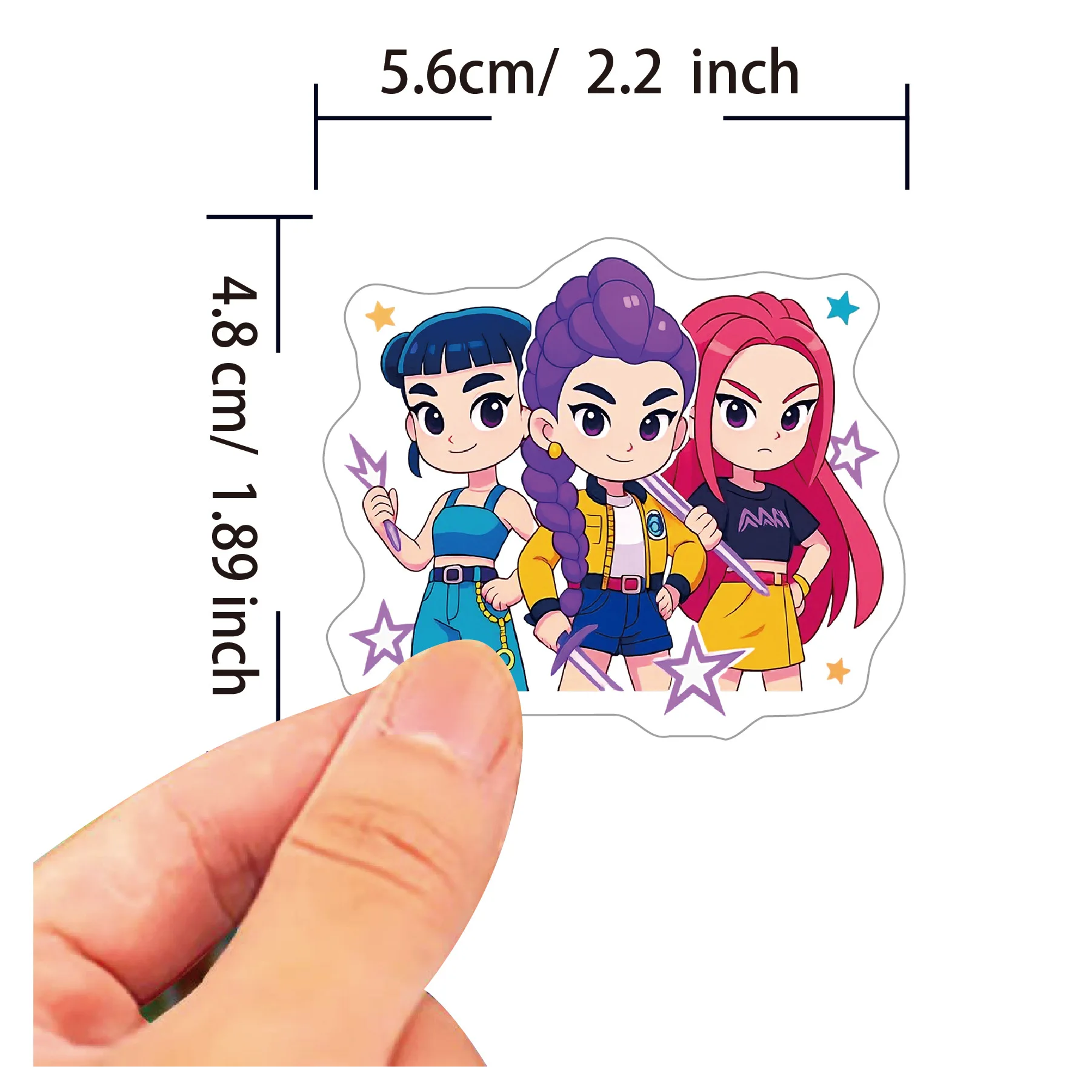 60Pcs Anime Girls Lumi Mila Zo - огляд і ціна Skateboard
