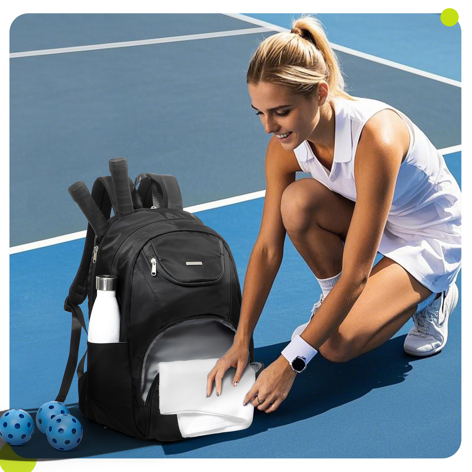 Tennis Bag Tennis Backpack 2 R - огляд і ціна Tennis Racket